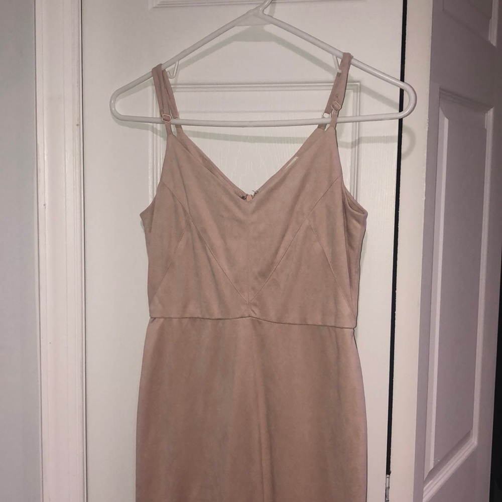 Suede dress